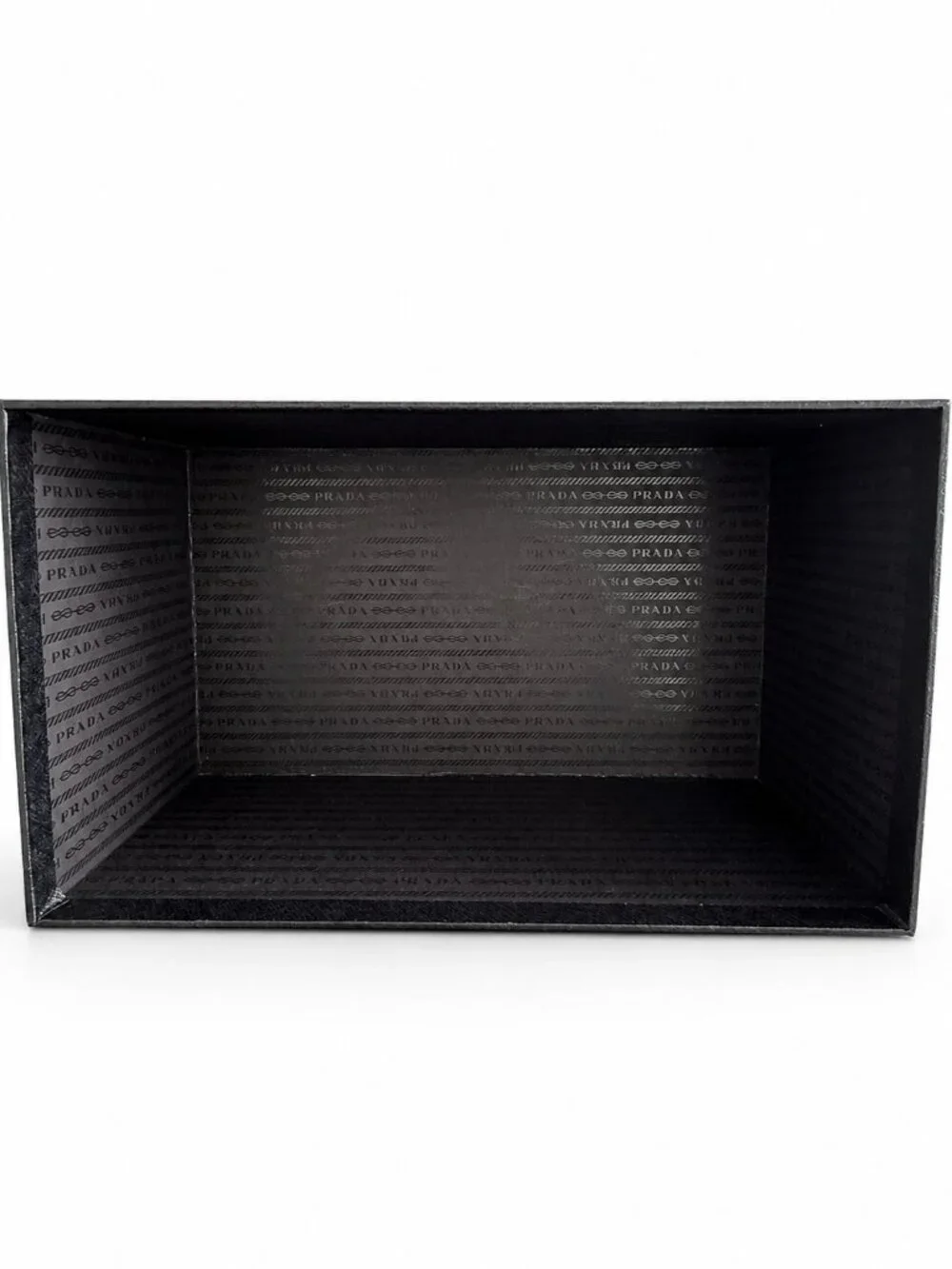 PRADA Milano Navy Blue Saffiano Print Empty Shoe Box 13.5” x 8” x 5.5”